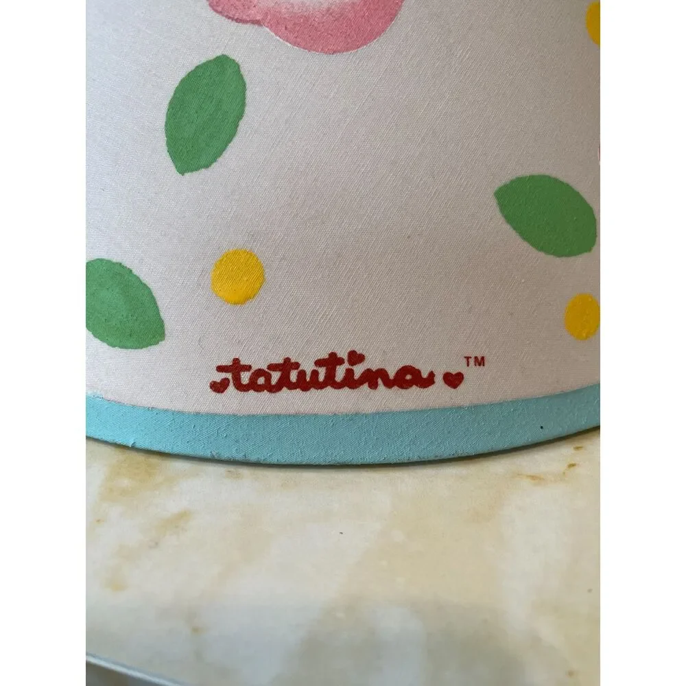 Rare Tatutina Artist Handpainted flowers Lampshade